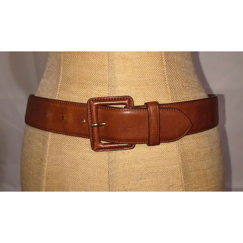 Polo by Ralph Lauren Brown Leather Belt